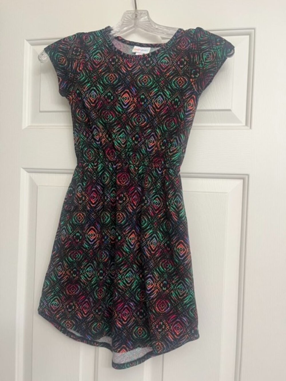 Girl's Knit Multi Dress 8